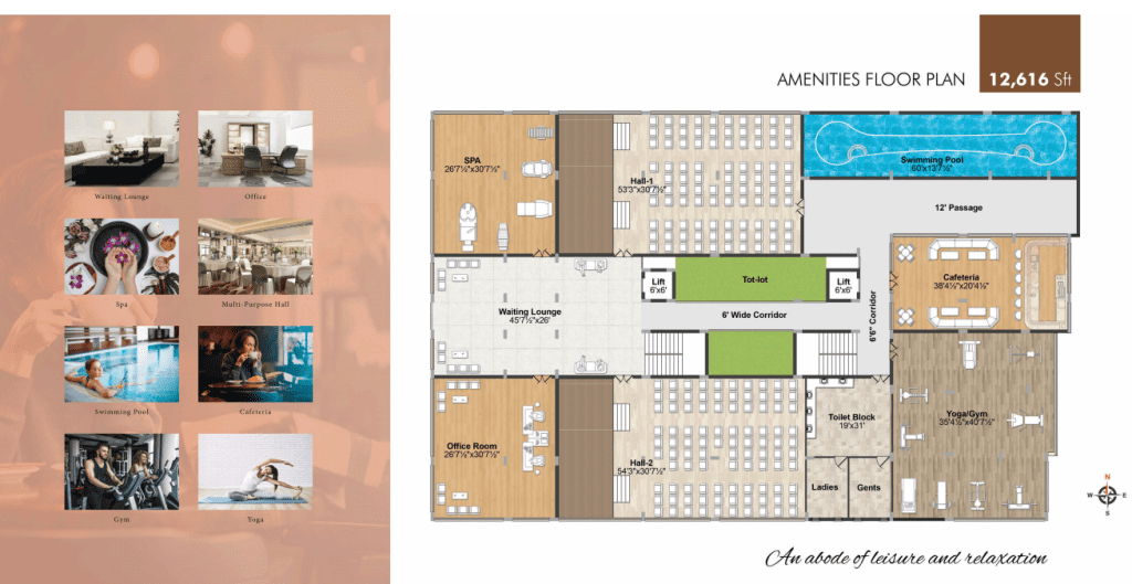 amenities floor plan